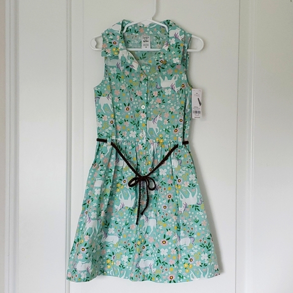 Dresses | Nwt Carters Unicorn Button 